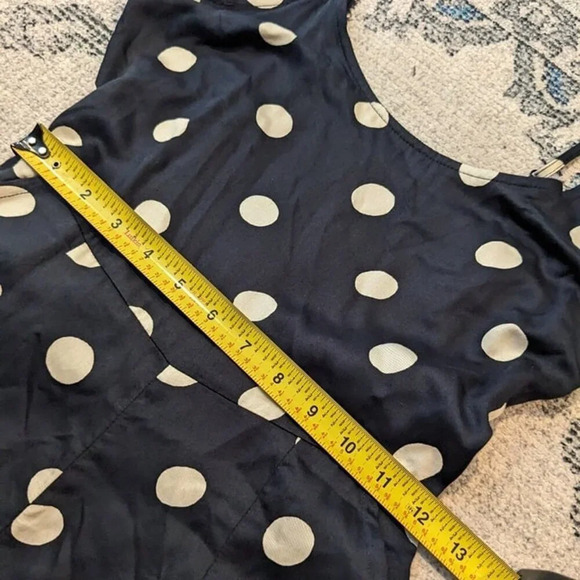 BILLABONG Polka Dot Jumpin Jumper Flare Pants Jumpsuit size S - Picture 7 of 8